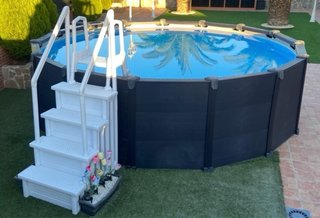 Piscina Intex Graphite Redonda 4,78 x 1,24m