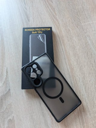 Funda MagSafe + Protector TPU S25 Ultra