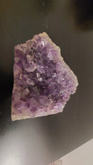 2 Minerales: Celestina y Amatista