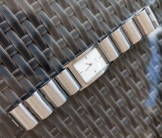 Reloj vintage mujer Alfex 5301-R acero inoxidable
