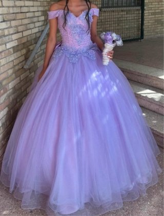 Vestido de Quinceañera Morado