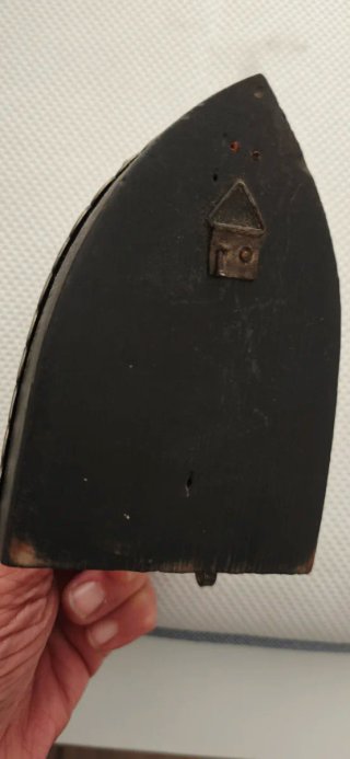 Colgador de llaves antiguo plateado