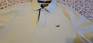 Polo Hollister Verde Talla M