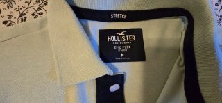 Polo Hollister Verde Talla M