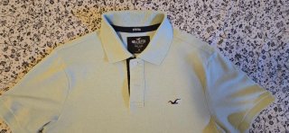 Polo Hollister Verde Talla M