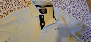 Polo Hollister Verde Talla M