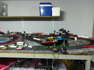 Maqueta de Circuito Scalextric de 16,76 m.