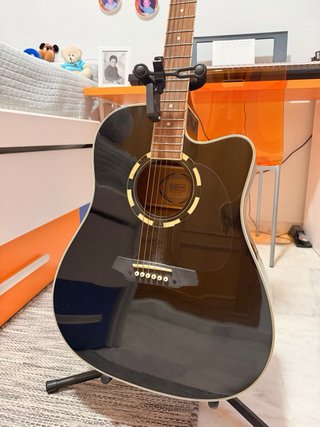 Guitarra Electroacústica OQAN QGA-31CE Negra