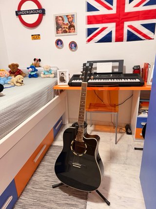 Guitarra Electroacústica OQAN QGA-31CE Negra