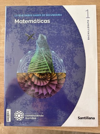 Matemáticas I 1 Bachillerato + cuadernillo