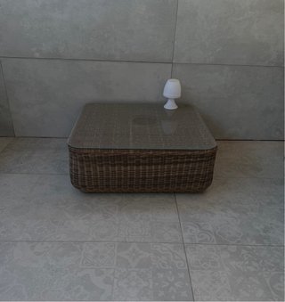 Sofá de Exterior de Ratán