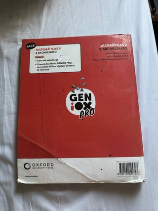 Matemáticas II 2 Bachillerato : Geniox