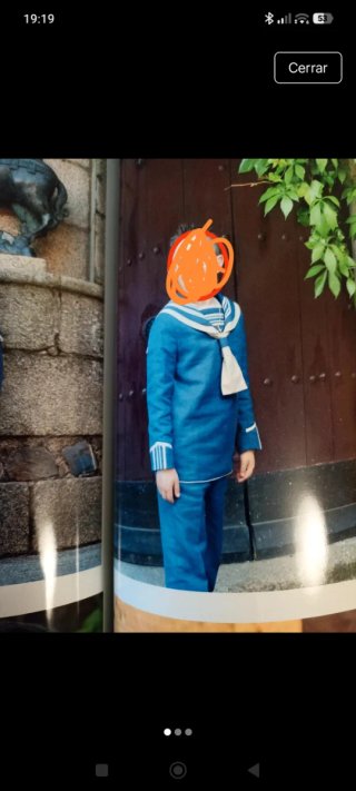 Traje de comunión marinero azul niño