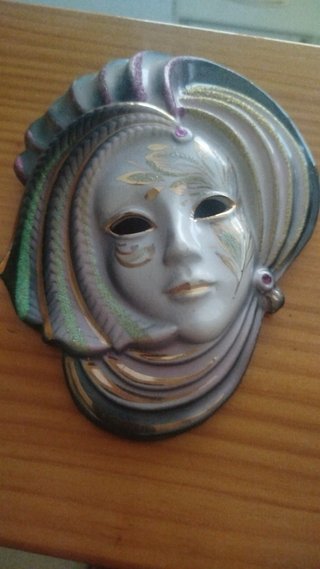 Máscara Veneciana Decorativa de porcelana