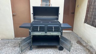 Barbacoa de Carbón de Hierro Fundido