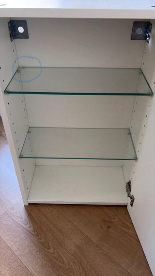 Mueble Vitrina Lillangen Ikea Blanco