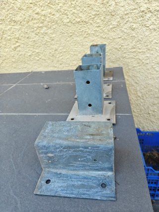 Soportes metálicos galvanizados