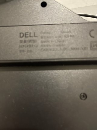 Teclado DELL USB con reposamuñecas