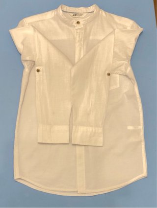 Camisa blanca H&M niño 10-11 años