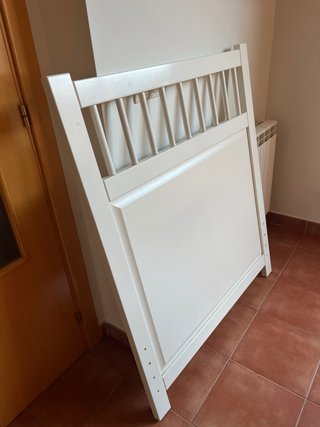 Cabecero y Piecero IKEA Blancos