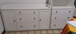 Aparador HAUGA Ikea Blanco
