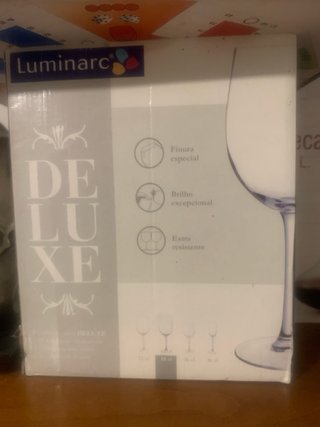 Set de 6 Copas Luminarc Deluxe sin usar