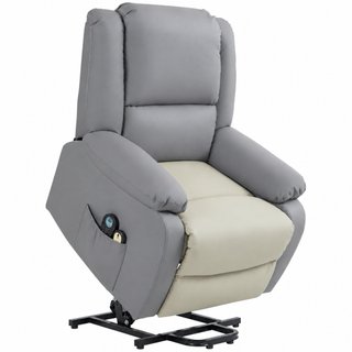 Sillón levanta personas beige y gris
