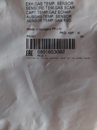 Sensor Temperatura Gases Escape Iveco Daily
