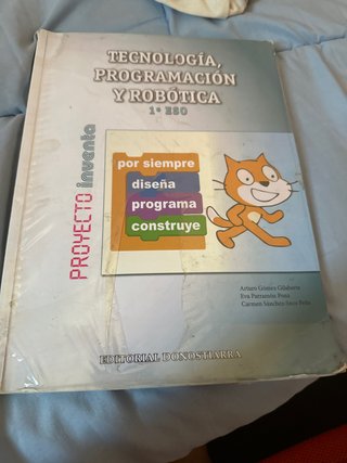 Tecnología, programación y robótica, 1o ESO Pro...