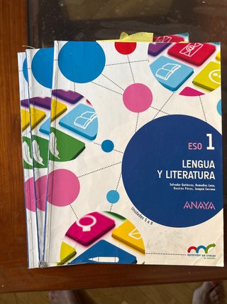 1 ESO LENGUA Y LITERATURA edicion anaya tres libro