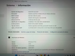 Portátil Dell SSD M2, 8GB RAM, 14 PULGADAS