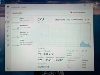Portátil Dell SSD M2, 8GB RAM, 14 PULGADAS