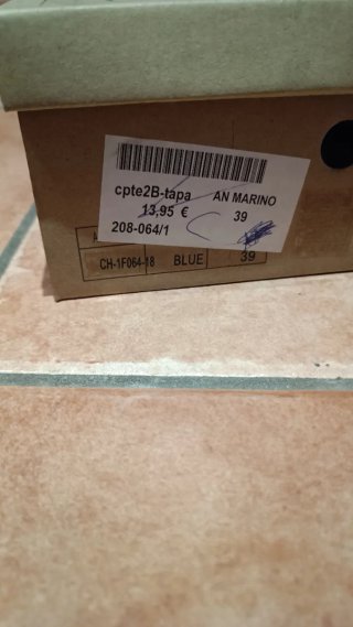 Zapatos Salón Azul Marino Best Shoes Talla 39