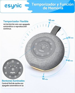 Máquina de Ruido Blanco para Bebés