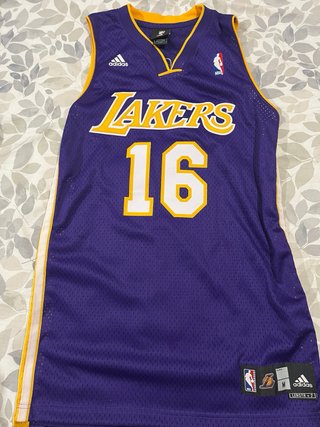 Camiseta Lakers Gasol 16 Hombre Morada