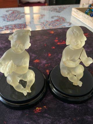 Figuras antiguas de cristal