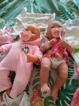 Lote Muñecas Reborn Ropa Complementos