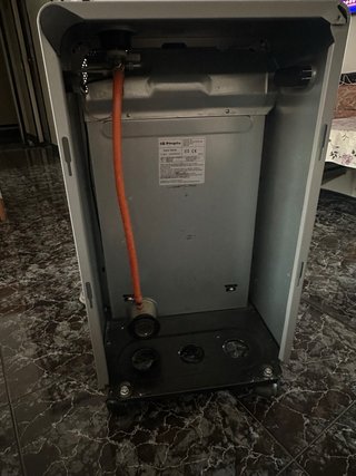 Estufa de gas Orbegozo llama azul