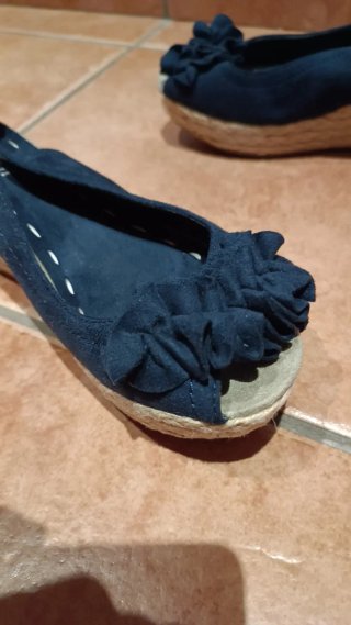 Sandalias Plataforma Woman Mari Paz Azul