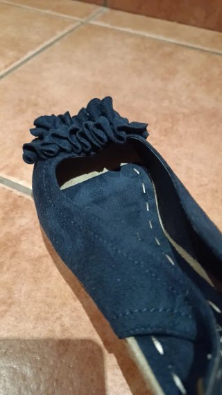 Sandalias Plataforma Woman Mari Paz Azul