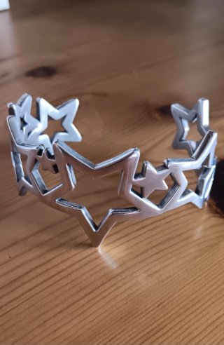 Brazalete TOUS Estrellas  Plata 925. DESCATALOGADA