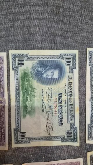 Lote de Billetes Antiguos de España