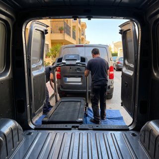 Transporte de máquina de gimnasio Alicante