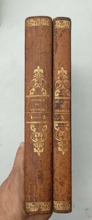 Libro antiguo Historia de Francia 1851