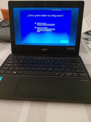 Portátil Acer TravelMate B3 Negro
