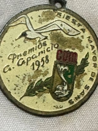 Medalla Trofeo Aparicio 1958 Natación