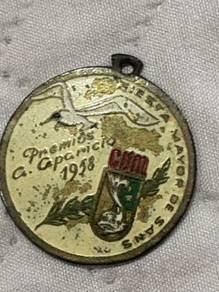 Medalla Trofeo Aparicio 1958 Natación