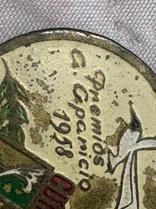 Medalla Trofeo Aparicio 1958 Natación