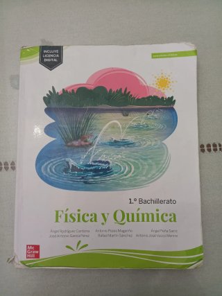 Libro Física y Química primero de bachillerato