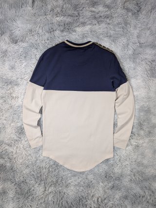SikSilk Camiseta Manga Larga Gris Ajustada Stre XS